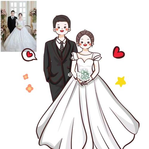 卡通可爱头像 婚纱照头像 手绘头像_头像_手绘_卡通_婚纱照_语录_鸡汤
