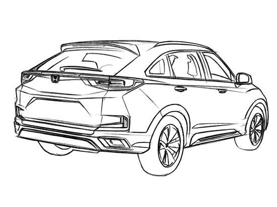 比冠道更帅同平台车型 东风本田中型suv