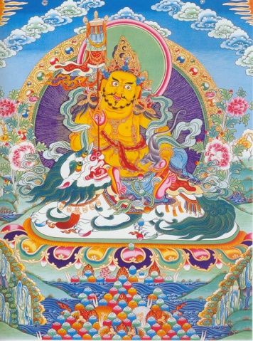 密宗财神--财宝天王(又称多宝天王,多闻天王,毗沙门天)