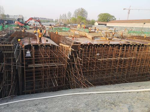 金源路,海森街2020年4月14日施工情况