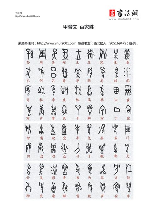 甲骨文百家姓.pdf