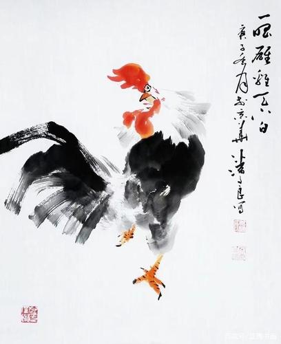 潘文良作品:一唱雄鸡天下白