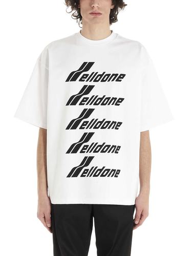 we11done 白色 and 黑色徽标 t 恤
