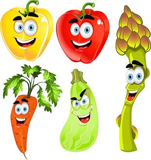 卡通蔬菜