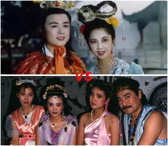 老版《西游记》和《封神榜》中美女角色对比,《西游记