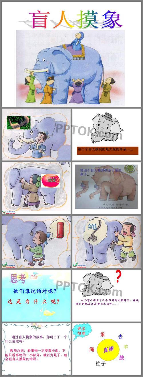 盲人摸象ppt