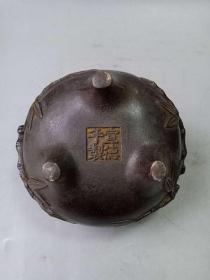 乡下收的明代传世少见的宣德老铜香炉