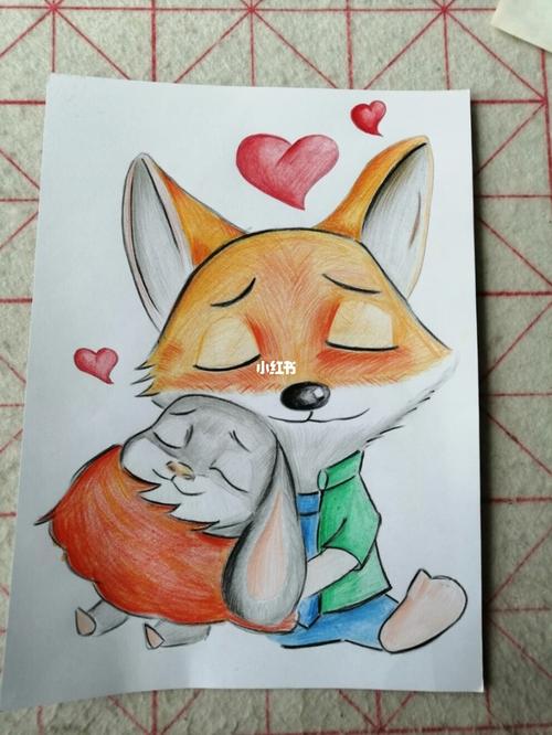 疯狂动物城彩铅画_疯狂动物城_彩铅画_文化_绘画