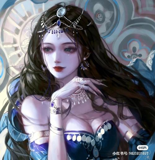 看着的都爱上的西域古风女头_古风_素材_头像