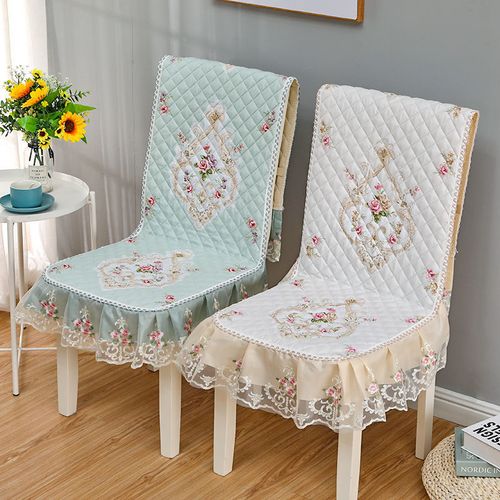 椅子套罩通用餐桌椅垫万能椅套加厚连体坐垫家用餐桌布防滑屁垫
