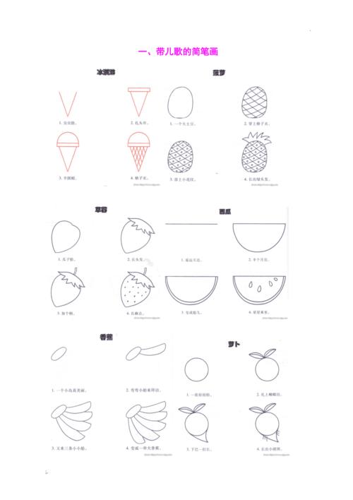 简笔画图例大全(整理)