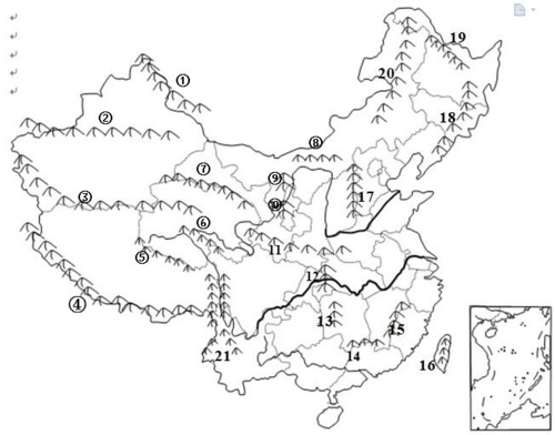 初二空白图集锦