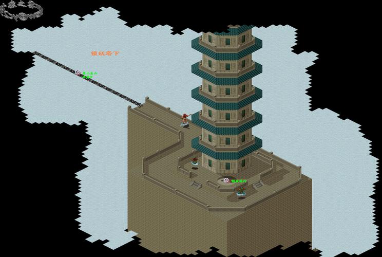 仙剑奇侠传98版锁妖塔外怎么走啊