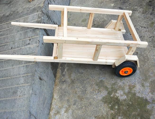 木制手推车木板车木头推车小板车感统训练器材教学设备结实坐人