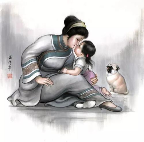 别老母古诗简笔画