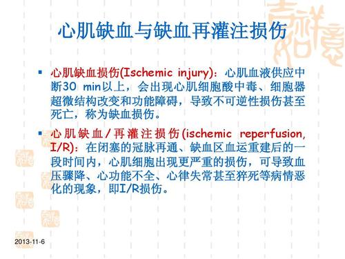 心肌缺血损伤与缺血心肌保护2013ppt