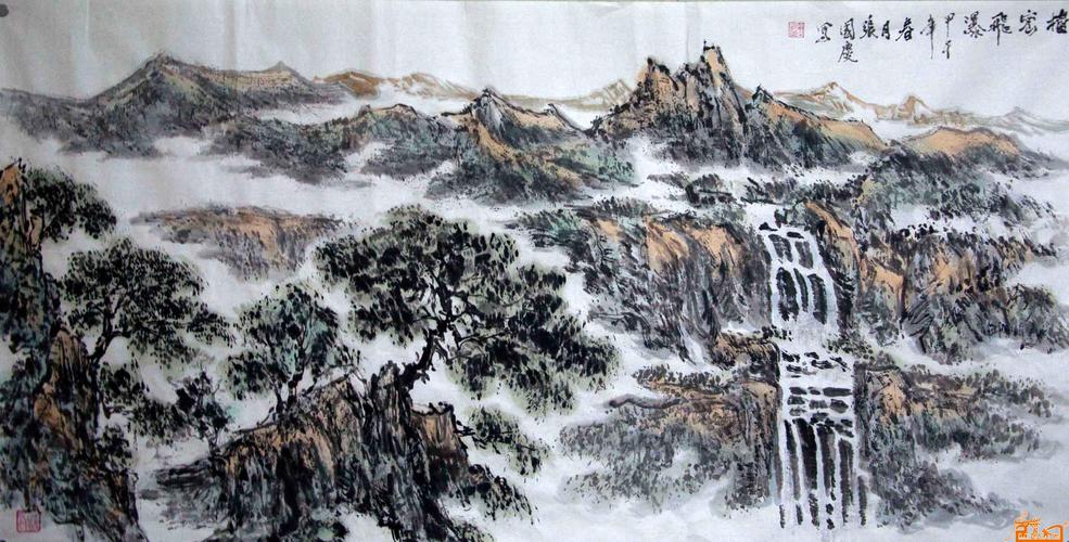 名家 张国庆 山水 - 作品1