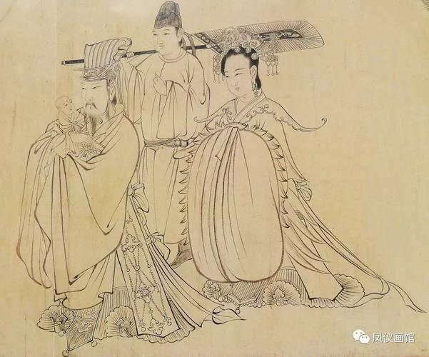唐吴道子送子天王图长卷高清赏析