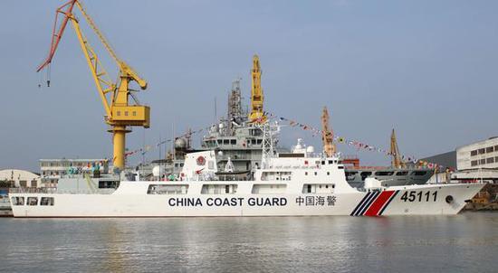 我国第二代718海警船按军舰标准建造 目前已装备9艘