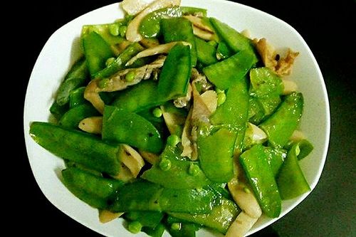 扁豆炒菌菇的做法