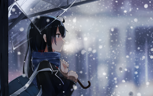 求雪之下雪乃手机壁纸,分辨率2560*1440或以上