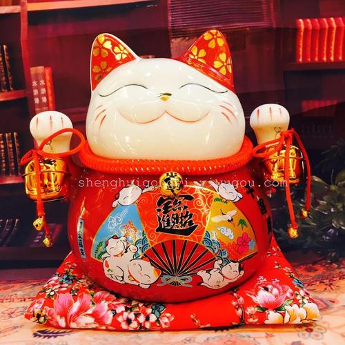 义乌胜惠工艺招财猫水杯礼品