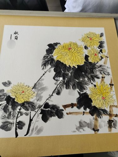 菊花国画_菊花_国画_文化_绘画