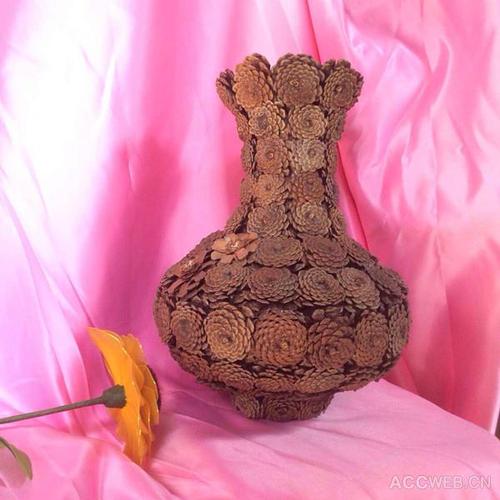 偶来松树下——讨喜的松果工艺