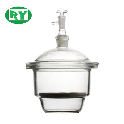 白色玻璃透明 真空干燥器 干燥皿 玻璃仪器 化学实验室