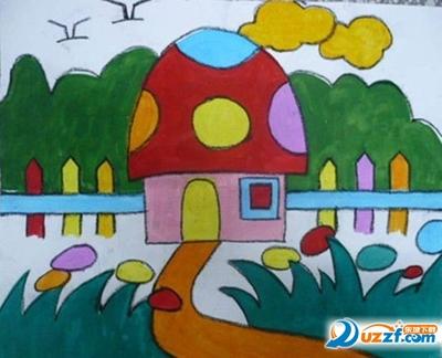 幼儿简笔画组合彩色