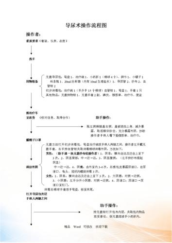 导尿术操作流程图.doc 2页