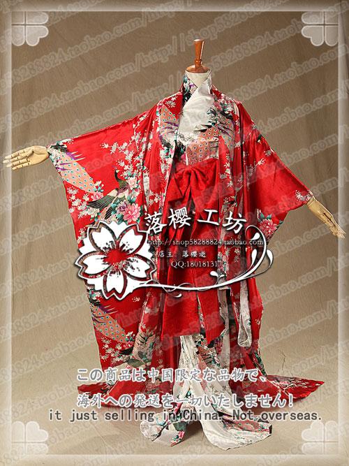 落樱工坊 vocaloid 雨梦楼 镜音rin 振袖 和服 艺妓花魁 cosplay