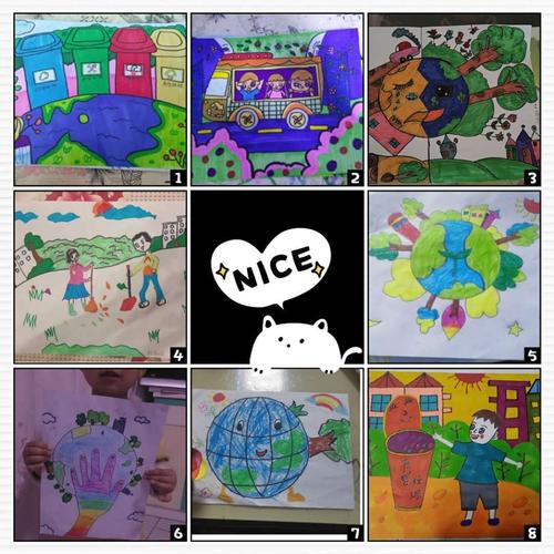 唐朝墩幼儿园"我是环保小卫士"亲子绘画展