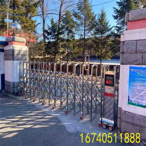 小区停车场电动遥控升降杆门卫拦车杆工厂工地道闸栅栏门