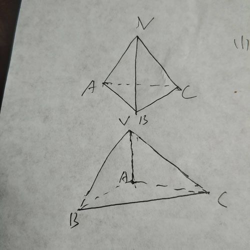 高中数学必修二的正四面体图形怎么画