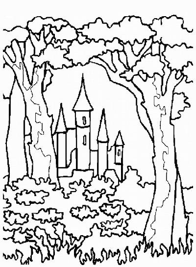 城堡简笔画