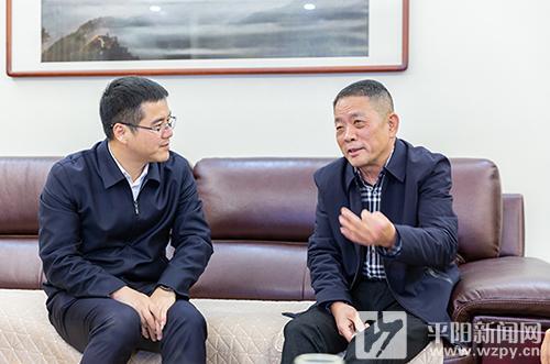 平阳县委书记章寿禹走访慰问老干部和高层次人才凝心聚力共谋发展走好
