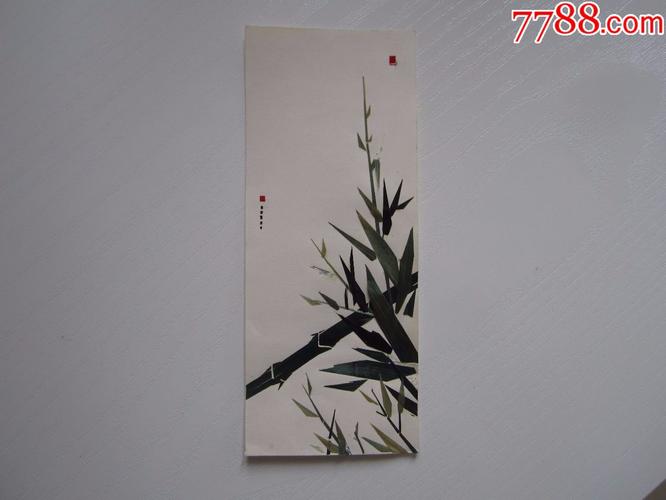 手工粘贴-------竹子书签一枚