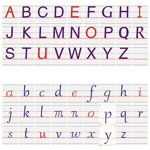 磁性学英语早教大小写英文教具冰箱贴字母表