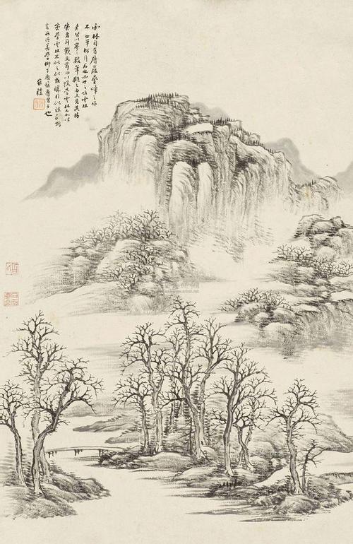 逸气与逸笔浅谈倪瓒的渔庄秋霁图及其文人画理论