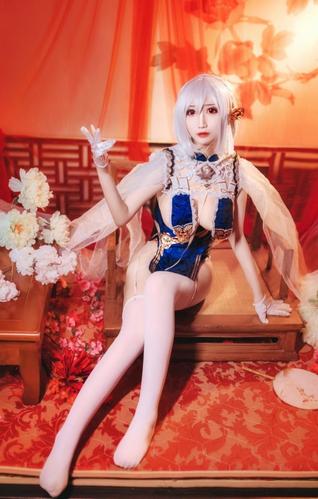 《碧蓝航线》天狼星旗袍 cosplay