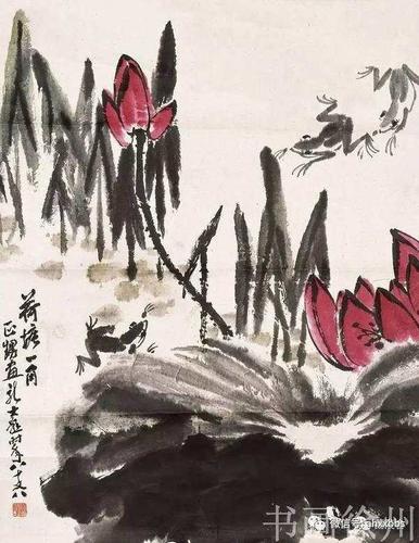 萧县书画名家: 江淮大写意画派百岁巨匠--萧龙士