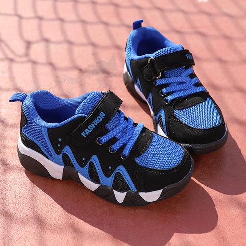 子蓓旗舰店岁 12 小学生 10 儿童鞋子 9 中童皮面防水 8 男孩运动鞋 7