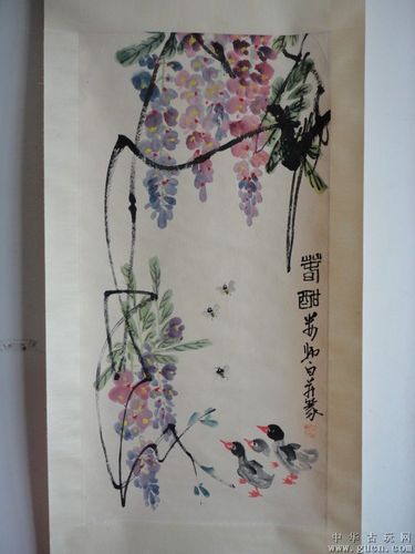 著名画家娄师白花鸟精品