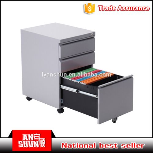 steel filing cabinet mobile filing cabinet 3 drawer movable