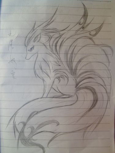 【兔儿滴手绘5】自创——九尾妖皇