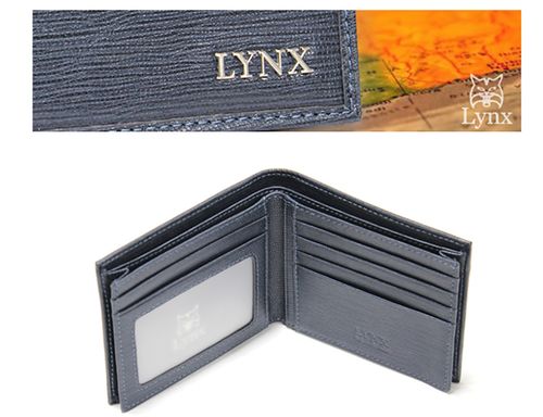 「lynx」复古风真皮男士5卡短夹(两色) - 价格品牌网