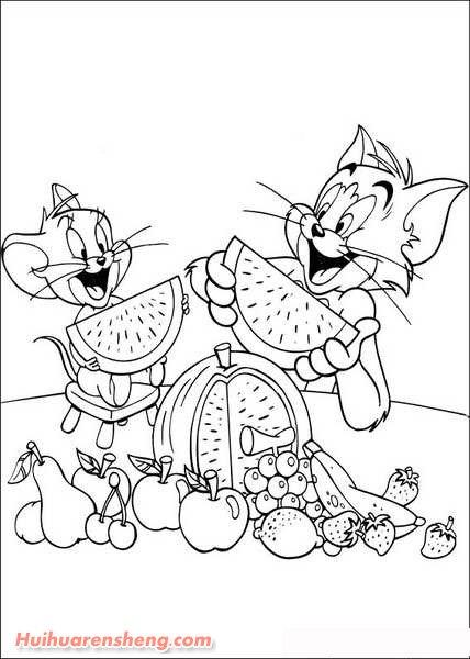 迪斯尼之猫和老鼠简笔画图片精选6