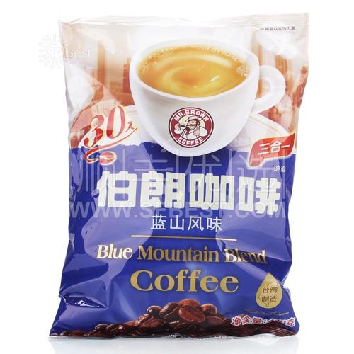 伯朗mr.brown 蓝山风味(三合一)咖啡 450g