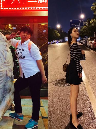 减肥前后的对比照能吓死人!减肥是最便宜但效果最明显的整容办法!